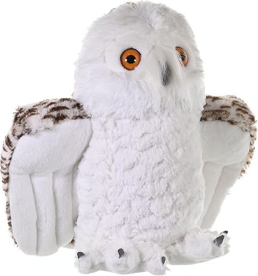 Wild Republic Snowy Owl Plush, Stuffed Animal, Plush Toy, Gifts for Kids, Cuddlekins, 12 Inches