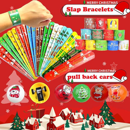 YOAUSHY 118 Pcs Party Favors for Kids, Christmas Goodie Bag Stuffers Prizes for Kids Classroom, Treasure Box Toys for Classroom, Pinata Stuffers, Bulk Stocking Stuffers for Kids 4-8 Gifts