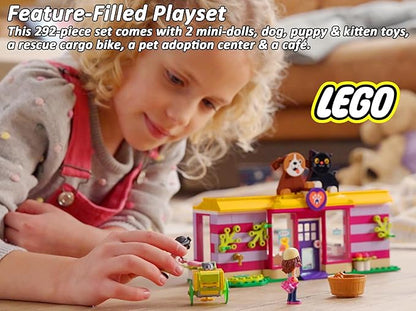 LEGO Friends 41699 Pet Adoption Café(292 Pieces)