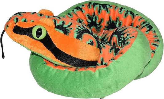 Wild Republic Snake Plush, Snake Stuffed Animal, Plush Toy, Gifts Kids, Centipede, 54"