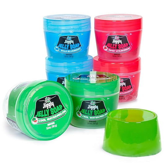 Tub Works® Jiggly Jelly Soap Kids Soap Bath Toy, 6 Pack | Wobbly