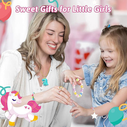 Toddler Girls Jewelry for 3 Year Old, Kids Play Jewelry Set for Little Girl Age 4-6, Children Dress Up Necklaces Childs Rings Bracelets for Toddlers Princess Ages 3+ 3-5 4 5 6 7 Years