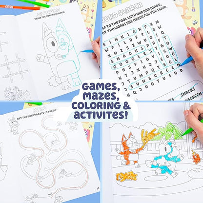 Bluey Coloring & Activity Book Coloring Book Activity for Kids Ages 3 & Up – Includes Stickers for Kids