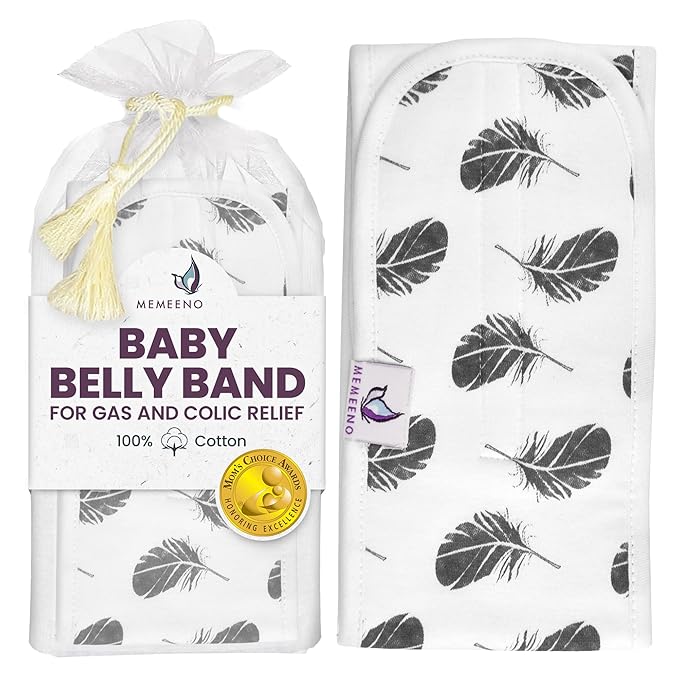 Baby Belly Band for Gas & Colic Baby Relief - Self Heating Belly Band Baby Belly Button Band Colic Band Tummy Wrap for Babies Colic Belt Baby Gas Wrap Colic Baby Relief Newborn