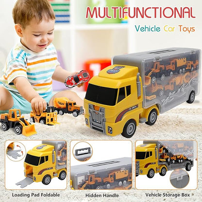 Toys for 3 Year Old Boys,Kids Boys Girls 3-5 Kids,12 1 Die-cast