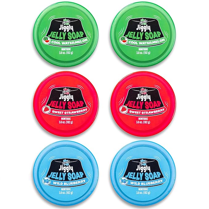 Tub Works® Jiggly Jelly Soap Kids Soap Bath Toy, 6 Pack | Wobbly