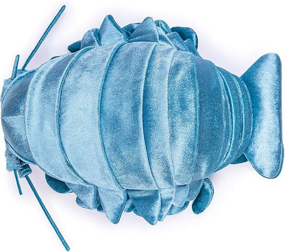 ZHONGXIN MADE Isopod Plush - Lifelike 12” Blue Isopod Stuffed Animal, Realistic Bathynomus Giganteus Arthropod Insect Plushie, Soft Crustaceans Animals Toys Model Dolls Gifts for Kids