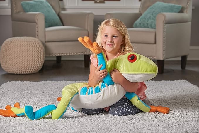 Wild Republic Jumbo Tree Frog Plush, Giant Stuffed Animal, Plush Toy, Gifts for Kids, 30 Inches