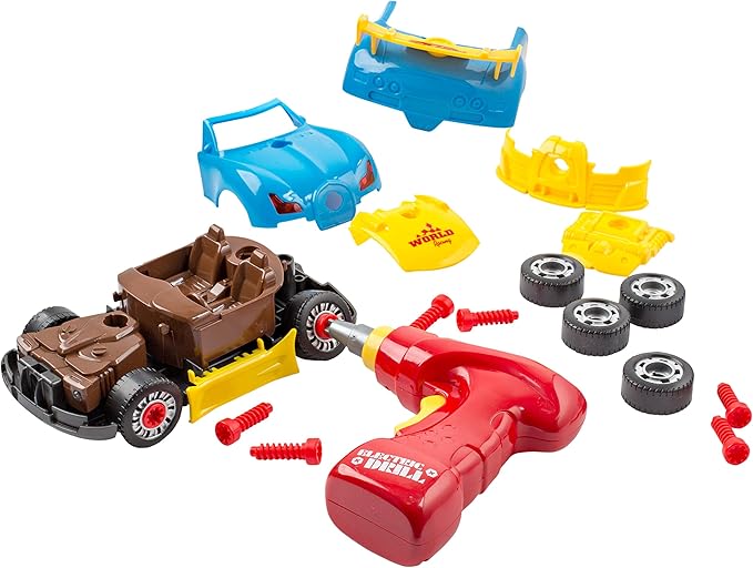 Big Mo's Toys Build Your Own Race Car - STEM Gift,1XBuildable Car