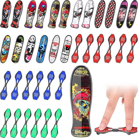 36 Pieces Mini Finger Skateboard Toy Skateboard Finger Boards