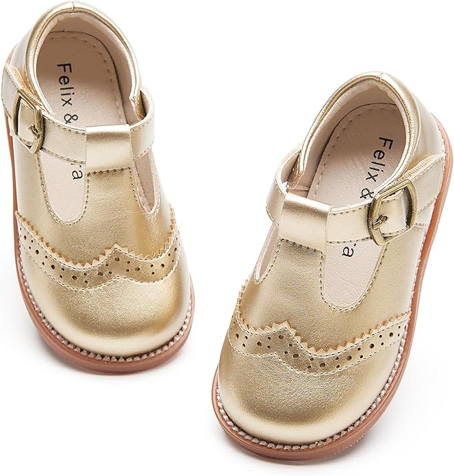 Felix & Flora Toddler Little Girl Mary Jane Dress Shoes
