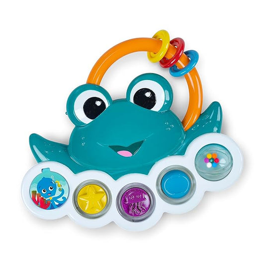 Baby Einstein Ocean Explorers Neptune?s Busy Bubbles Sensory Activity Toy, with Interactive Lights and Music 3+ Months