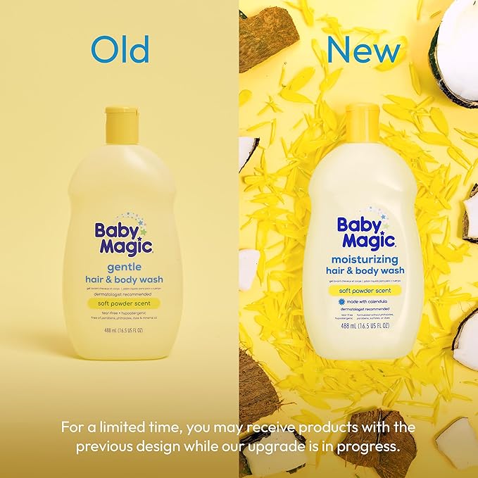 Baby Magic Moisturizing Hair & Body Wash, 16.5 Fl Oz 4)