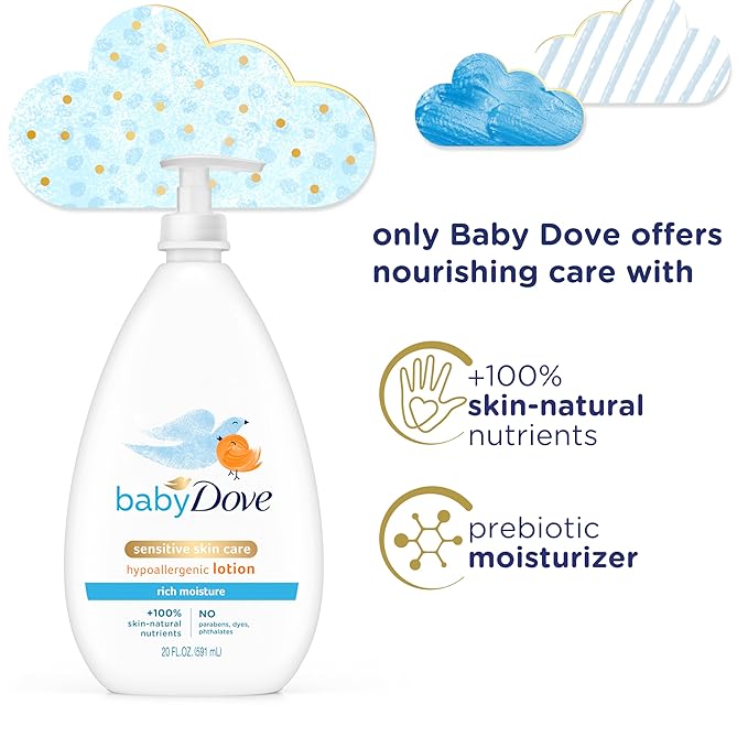 Baby Dove Sensitive Skin Care Baby Wash Rich Moisture For
