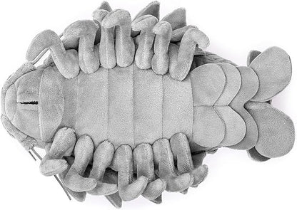 ZHONGXIN MADE Isopod Plush - Lifelike 12” Isopod Stuffed Animal, Realistic Bathynomus Giganteus Arthropod Insect Plushie, Soft Crustaceans Animals Toys Model Dolls Gifts for Kids