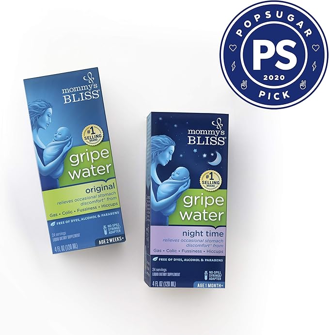 Mommy's Bliss Double Pack Gripe Water, 8 Ounce