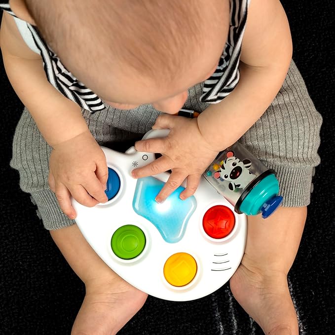 Baby Einstein Color Palette Popper Sensory Fidget Toy, for Infants 6 Months