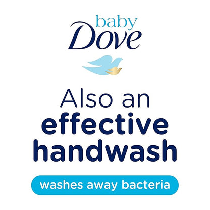 Baby Dove Tip to Toe Baby Body Wash For Baby's Sensitive Skin Sensitive Moisture Washes Away Bacteria, Fragrance-Free and Hypoallergenic Baby Soap 13 Fl 3)