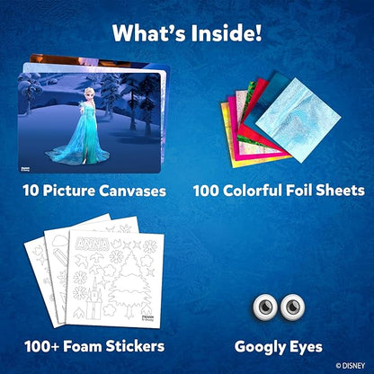 Skillmatics Art & Craft Activity - Foil Fun Disney Frozen, No Mess Art for Kids, Craft Kits, DIY Creative Activity, Gifts for Girls & Boys Ages 4, 5, 6, 7, 8, 9