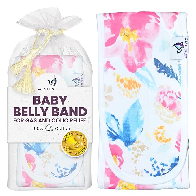 Baby Belly Band for Gas & Colic Baby Relief - Self Heating Belly Band Baby Belly Button Band Colic Band Tummy Wrap for Babies Colic Belt Baby Gas Wrap Colic Baby Relief Newborn