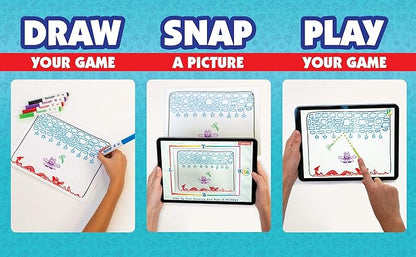 Transform Creative Drawings to Animated Playable Kids Games On Your Mobile Device - Build Your Own Video Game - Gifts for 10 Year Old Girl, Boys - Award Winning STEM Toys for Ages 6-12+