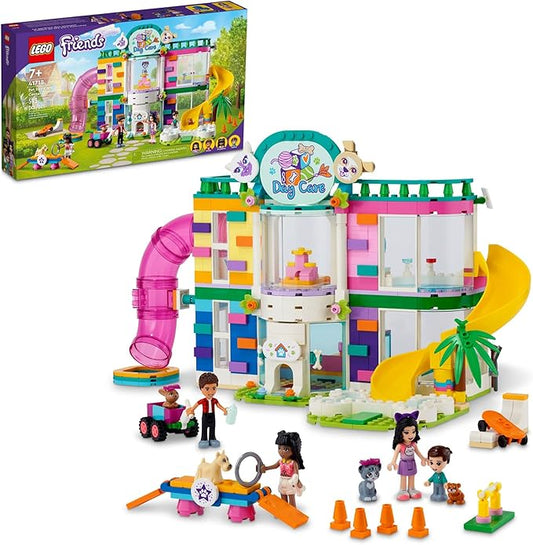 LEGO Friends Pet Day-Care Center 41718 Building Toy Set for Kids, Girls, and Boys Ages 7+ (593 Pieces)