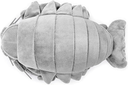 ZHONGXIN MADE Isopod Plush - Lifelike 12” Isopod Stuffed Animal, Realistic Bathynomus Giganteus Arthropod Insect Plushie, Soft Crustaceans Animals Toys Model Dolls Gifts for Kids