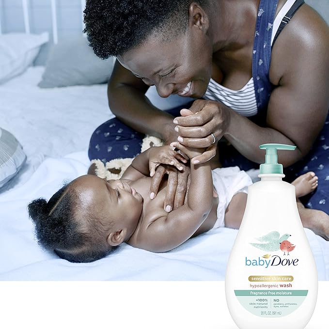Baby Dove Sensitive Skin Care Baby Wash For Baby Bath 20 oz