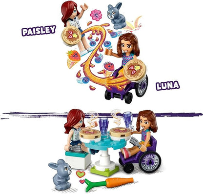 LEGO Friends Pancake Shop 41753 Building Toy Set, Pretend Creative Fun for Boys and Girls Ages 6+, with 2 Mini-Dolls and Accessories, Inspire Imaginative Role Play