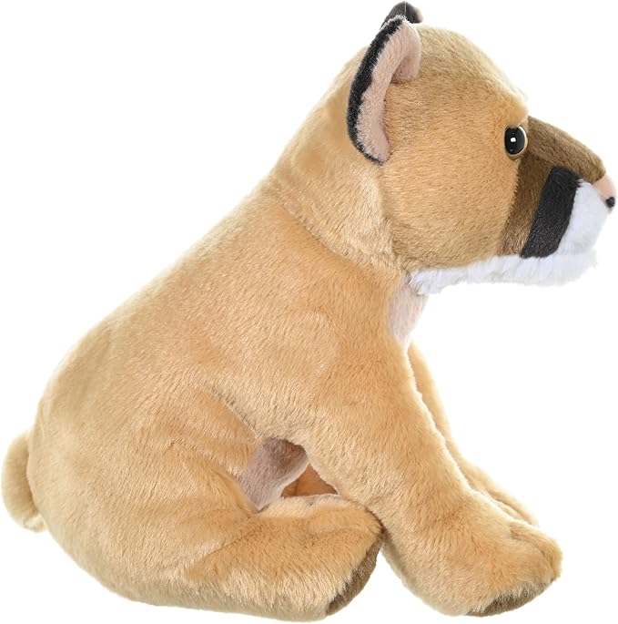 Wild Republic Mountain Lion Plush, Stuffed Animal, Plush Toy, Gifts for Kids, Cuddlekins 12 Inches