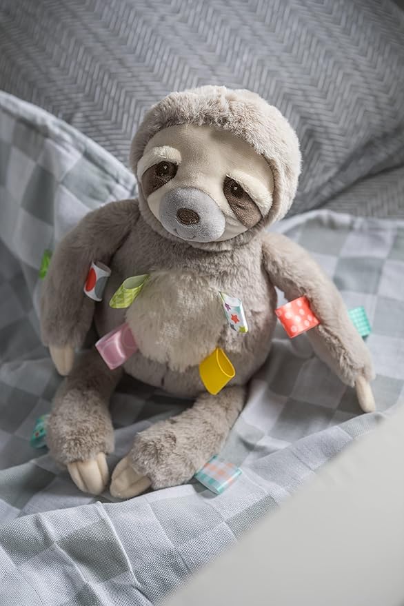 Taggies Stuffed Animal Soft Toy, Molasses Sloth 12-Inches