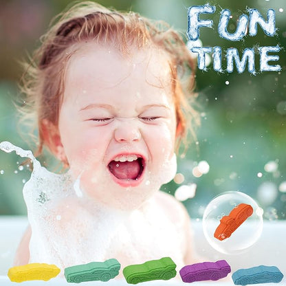 Hot Wheels 6 Piece Bath Bombs for Kids, Bubble Gum Scented 3+, by