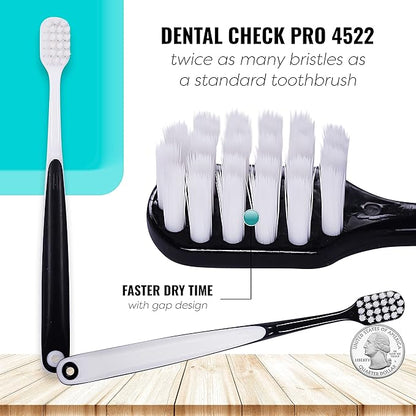 Extra Soft Toothbrush, Nano Toothbrush For Sensitive Gums, Extra Soft Toothbrushes Adult Sensitive Teeth, Ultra Soft Toothbrush for Extra Protection Gum Care, Perfect for Adults (4 Pack - Extra Wide)