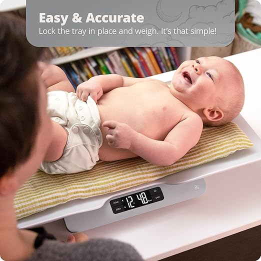 Greater Goods Digital Baby Scale with in-House Algorithm for Wiggly Babies, Infants