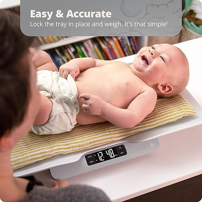 Greater Goods Digital Baby Scale with in-House Algorithm for Wiggly Babies, Infants
