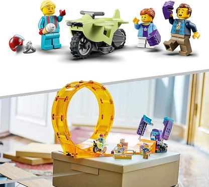Lego City Stuntz Smashing Chimpanzee Stunt Loop 60338 Building Toy Set for Boys, Girls, and Kids Ages 7+ (226 Pieces)