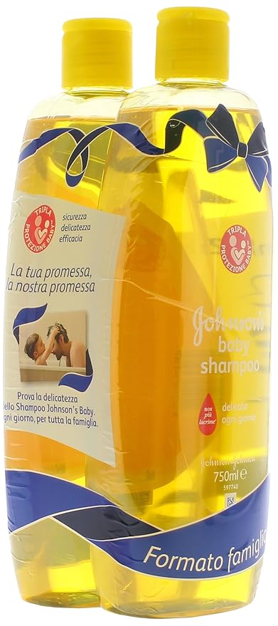Johnson's Baby Shampoo 750ml (2 Pack)