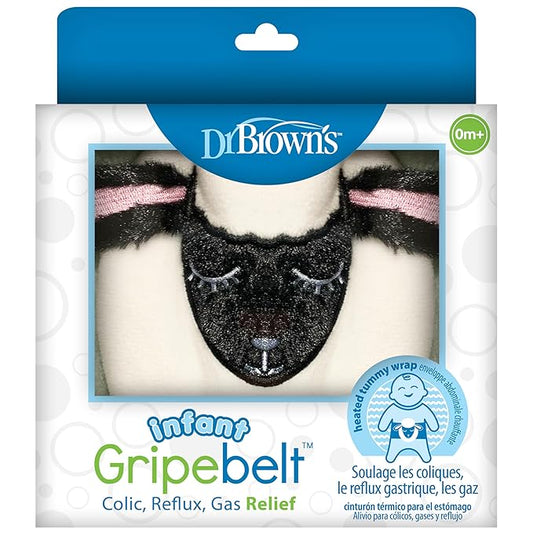 Dr. Brown's Infant Gripebelt Heated Belly Band, Soothe Baby's Tummy with Gentle Warmth and Compression 0m+