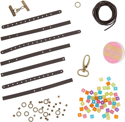– Boho Baubles Creation Kit – Bracelet Making Kit – 101pc Jewelry Set with Beads – DIY Jewelry Kits for Kids Aged 8 Years +