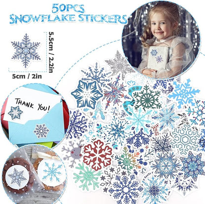 Winrayk 112Pcs Frozen Party Favors Elsa Birthday Supplies for Girls Kids, Gift Bag Stamper Slap Bracelet Keychain Snowflake Ring Sticker Pinata Filler Winter Frozen Birthday Party Supplies Decorations