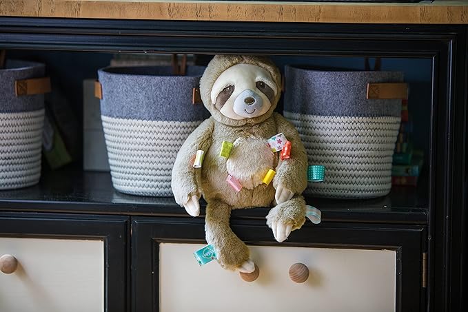 Taggies Stuffed Animal Soft Toy, Molasses Sloth 12-Inches