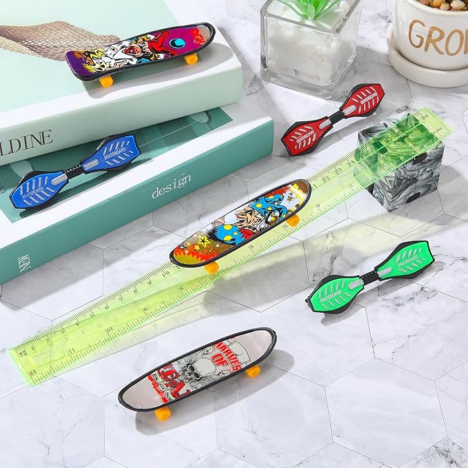 36 Pieces Mini Finger Skateboard Toy Skateboard Finger Boards