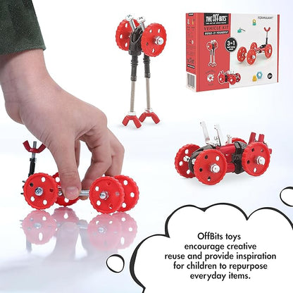 Vehicle Stem Building Toys, Educational Build Your Own Robot Toy for Kids Age 6 7 8 9+ Year Old Boys and Girls, Stem Toys Engineering Kit, Construction Toys Steam Gift - FormulaBit