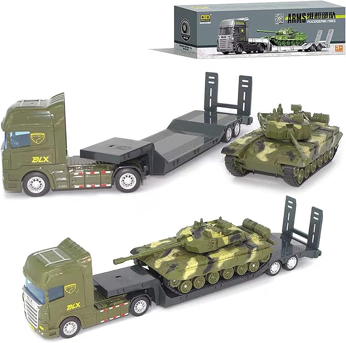 ZUKULIFE Military Vehicles and Army Battle Site toys Flatbed Truck 3 4 5 6