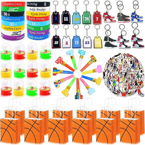 Sport Basketball Theme Party Favors Supplies for Boys Kids Goodie Bags Stuffers for Birthday Party Decorations
