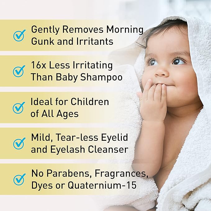 OCuSOFT Baby Eyelid and Eyelash Cleanser, Pre-Moistened Towelette 20 Count