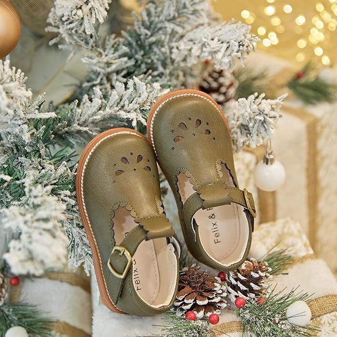 Felix & Flora Toddler Little Girl Mary Jane Dress Shoes
