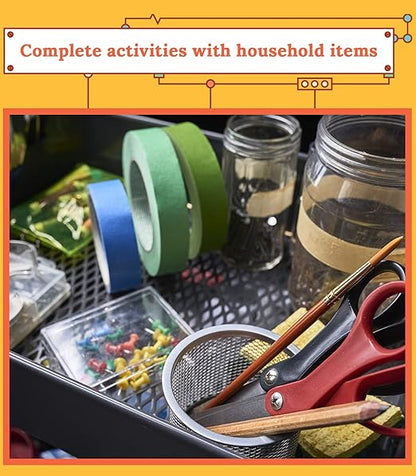 Carson Dellosa Stem Challenges Learning Cards Kit, 30 Science Projects, Stem Kits for Kids Ages 8-12, Science Experiments, Hands-On Activities for Homeschool or Classroom, Grades 2-5