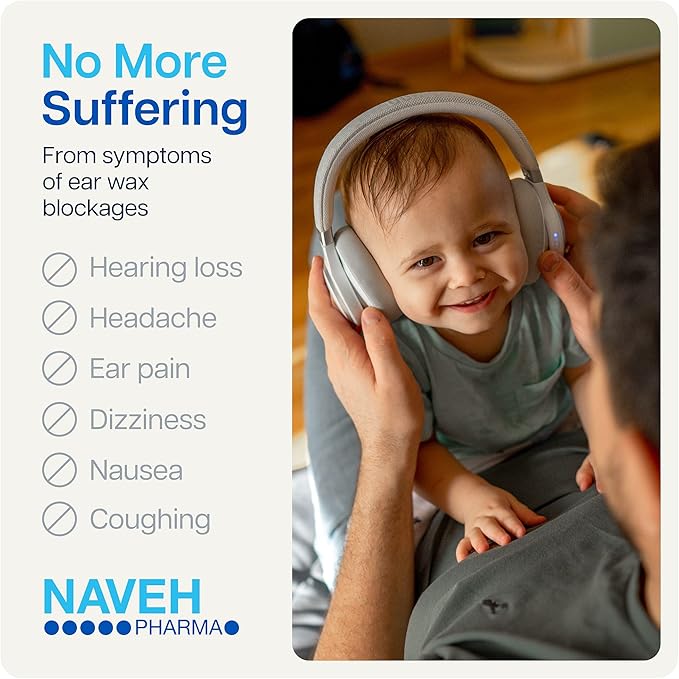 NAVEH PHARMA CleanEars Baby | Ear Wax Removal Kit Spray Ear Wax Softener Cleaner Ear Irrigation and Wax Dissolution | All-Natural Formula | Nonirritant – for Kids and Adults | 1 Fl Oz