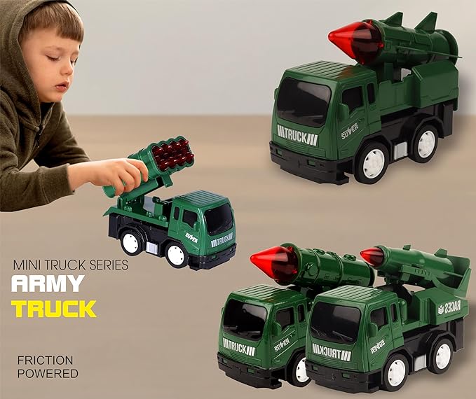 TOYZONE Friction Powered Mini Truck Series | BPA Free